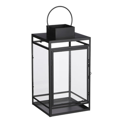 Storm Lantaarn - L20 x B19 x H36 cm - Zwart