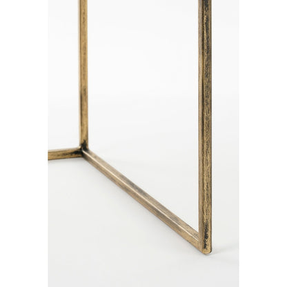 Alanza Bijzettafel Buiten - Set van 2 - L38 x B38 x H48 cm - Metaal - Groen