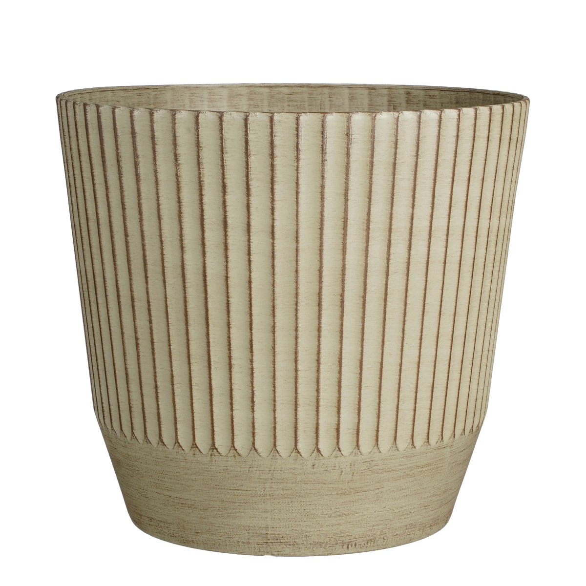 Rio Bloempot voor Buiten - H41 x Ø45 cm - Crème