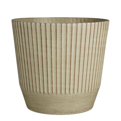 Rio Bloempot voor Buiten - H41 x Ø45 cm - Crème