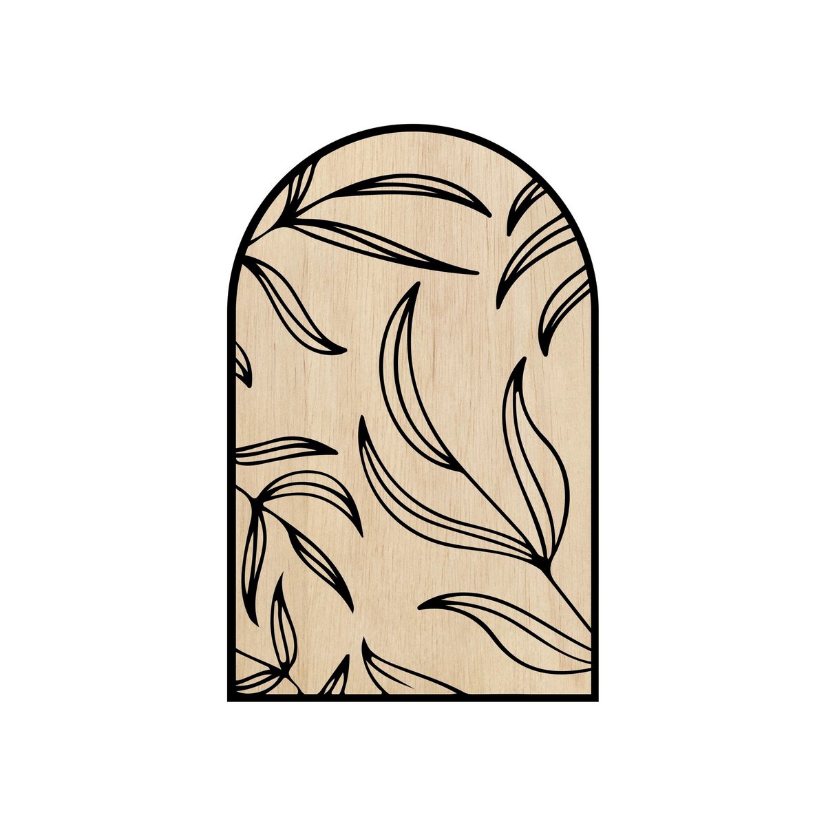 | FRAMED | Leaves bow | 27 x 42 cm