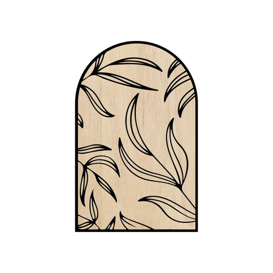 | FRAMED | Leaves bow | 27 x 42 cm