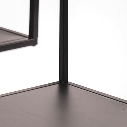 Kast - Metaal - Zwart - 100x35x75cm