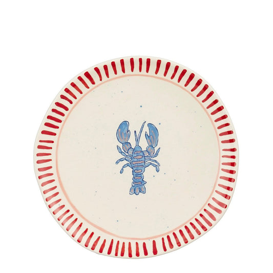 Ariane Ontbijtbord - Set van 4 - Ø21 cm - Steengoed - Roze