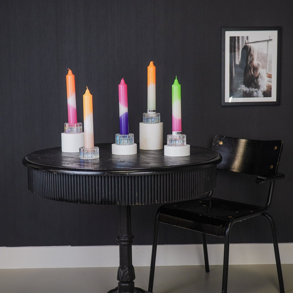 Tapers - Dipdye - Extra Big - XXL- GROEN/WIT/PINK