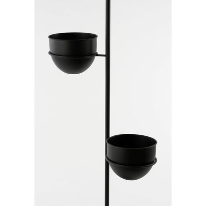 Plantenhouder - L40 x B33 x H140 cm - Zwart